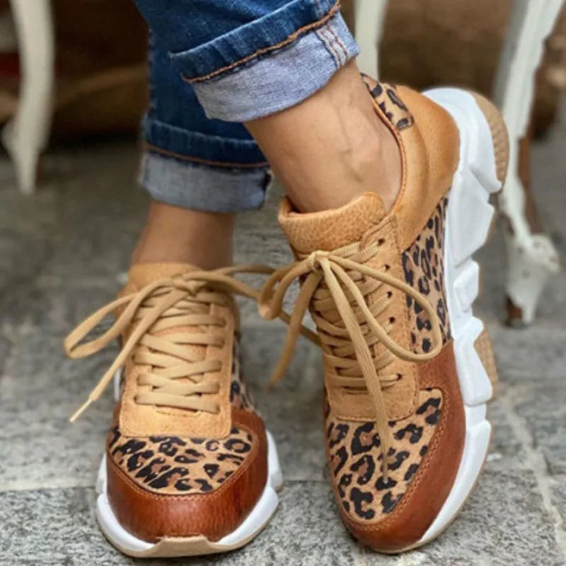Annie | Comfortable Leopard Sneakers.