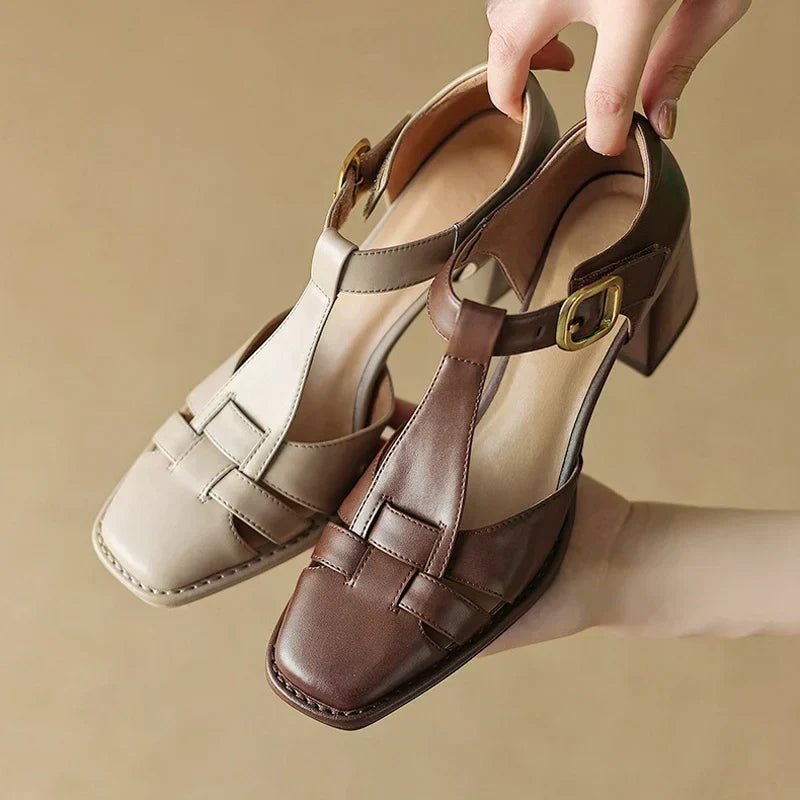 Clara | Square Toe Sandals
