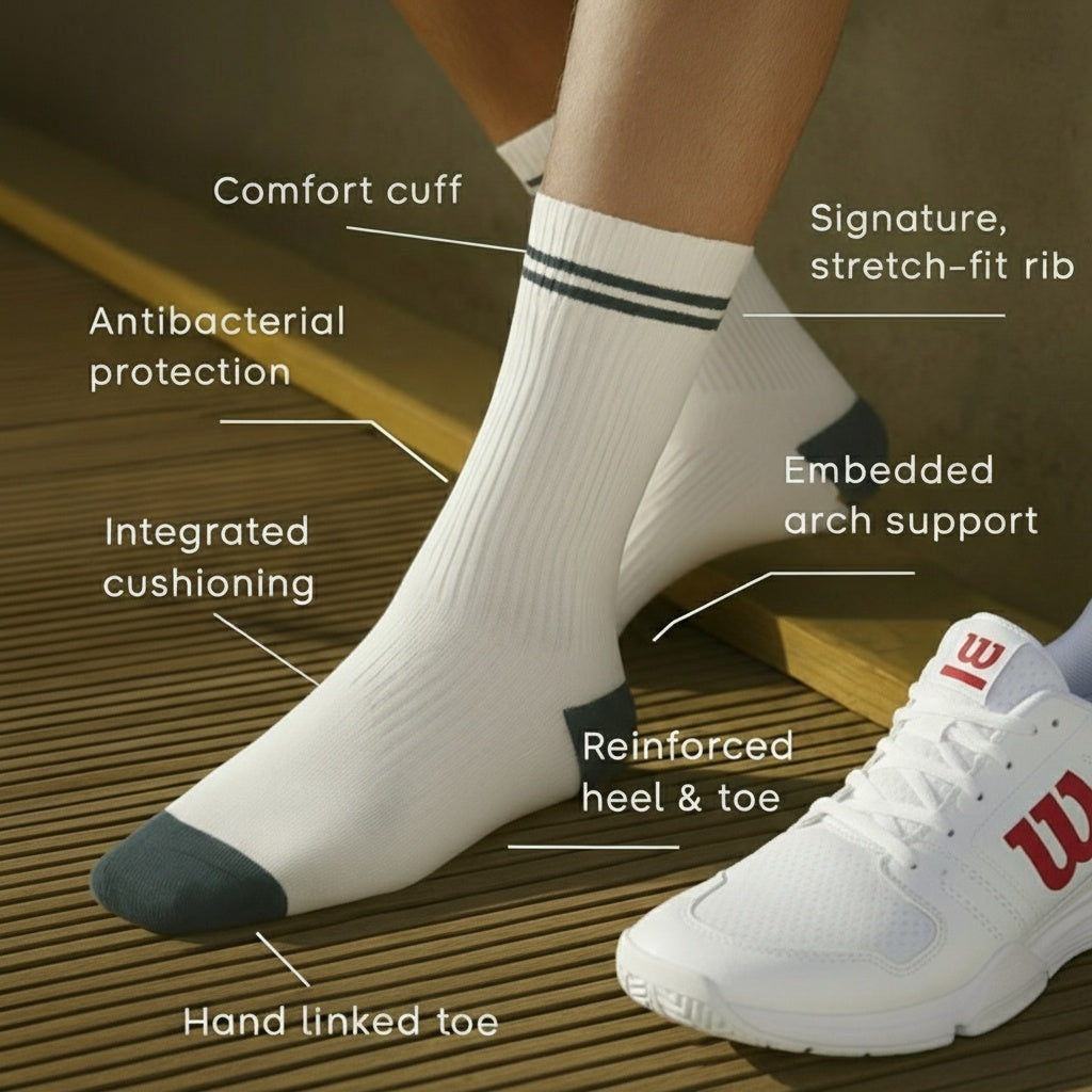 LÉON™ Originals Half-Calf Socks 12-Pack