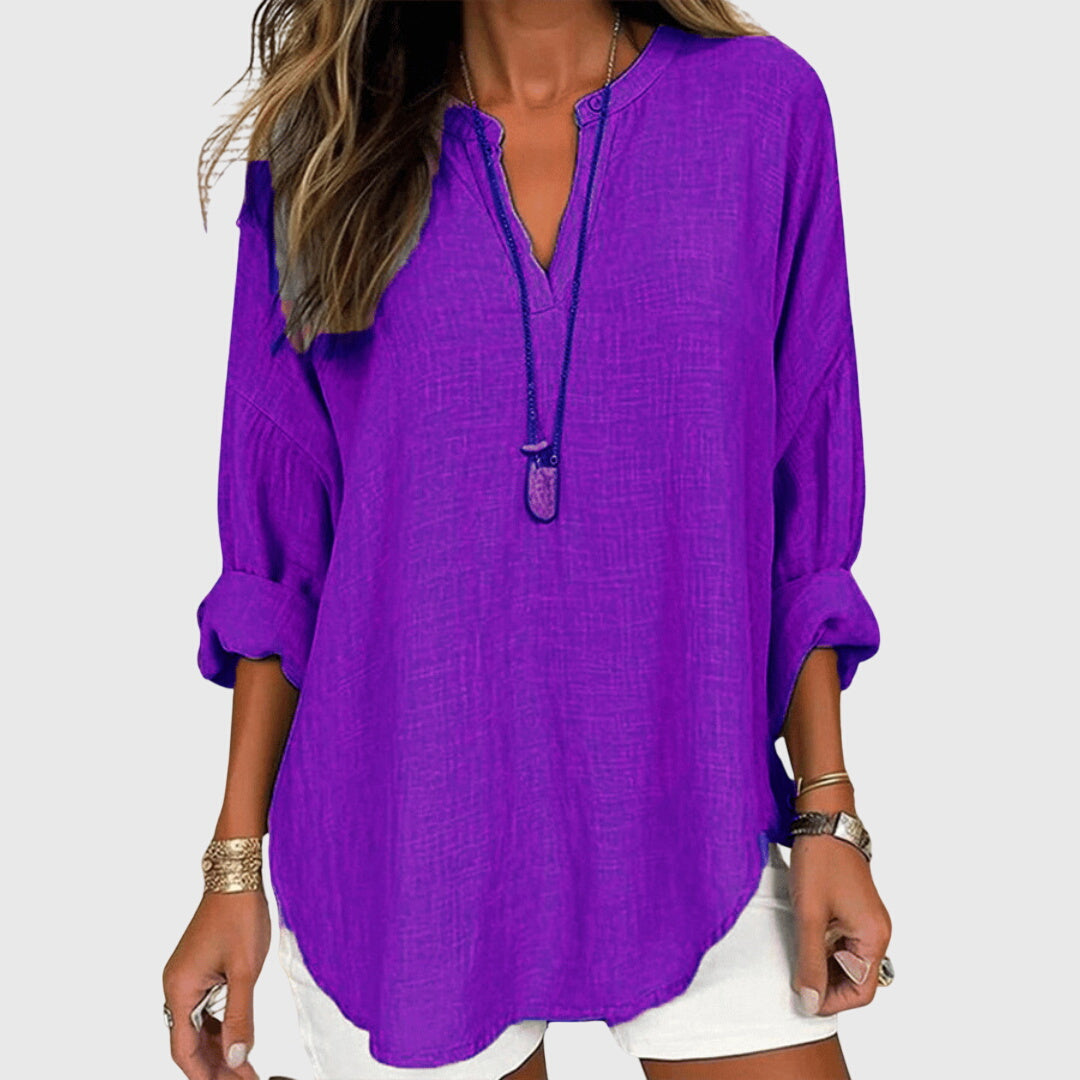 Clara | Flowy Elegant Beach Shirt