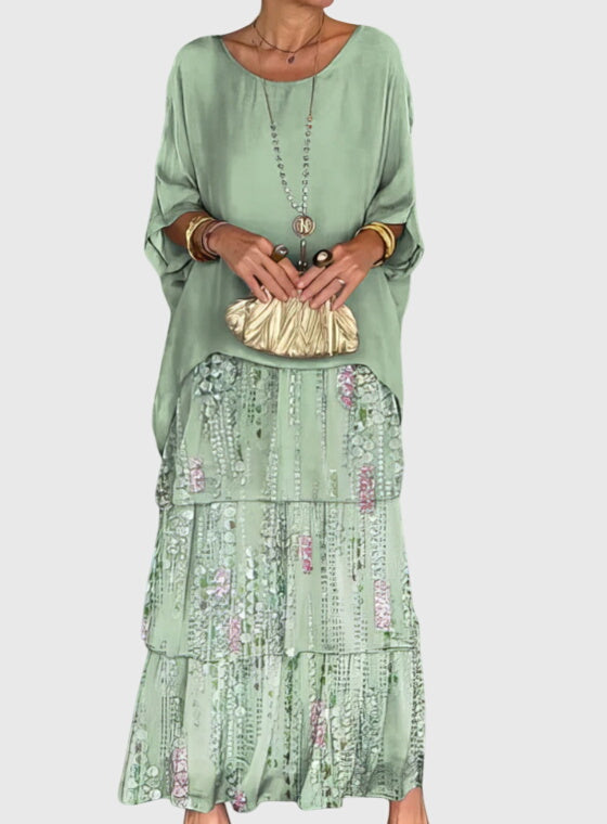 Clara | Long and Flowing Elegant Dress