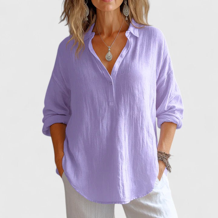 Clara | Comfortable Linen Blouse