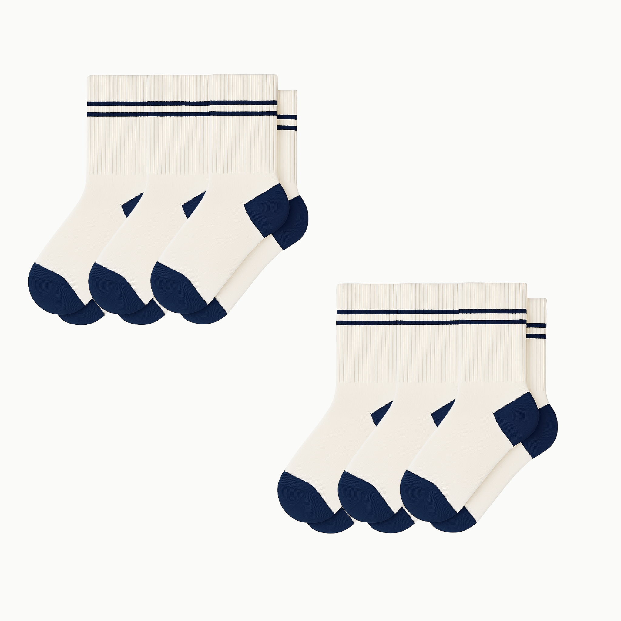 LÉON™ Originals Half-Calf Socks 6-Pack