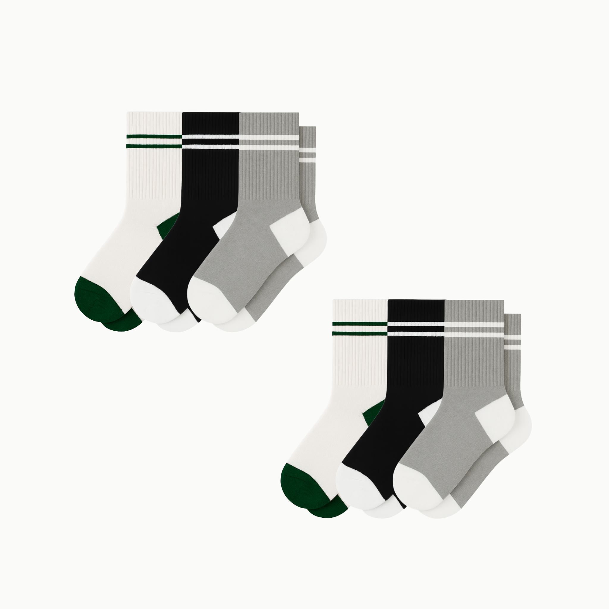 LÉON™ Originals Half-Calf Socks 6-Pack