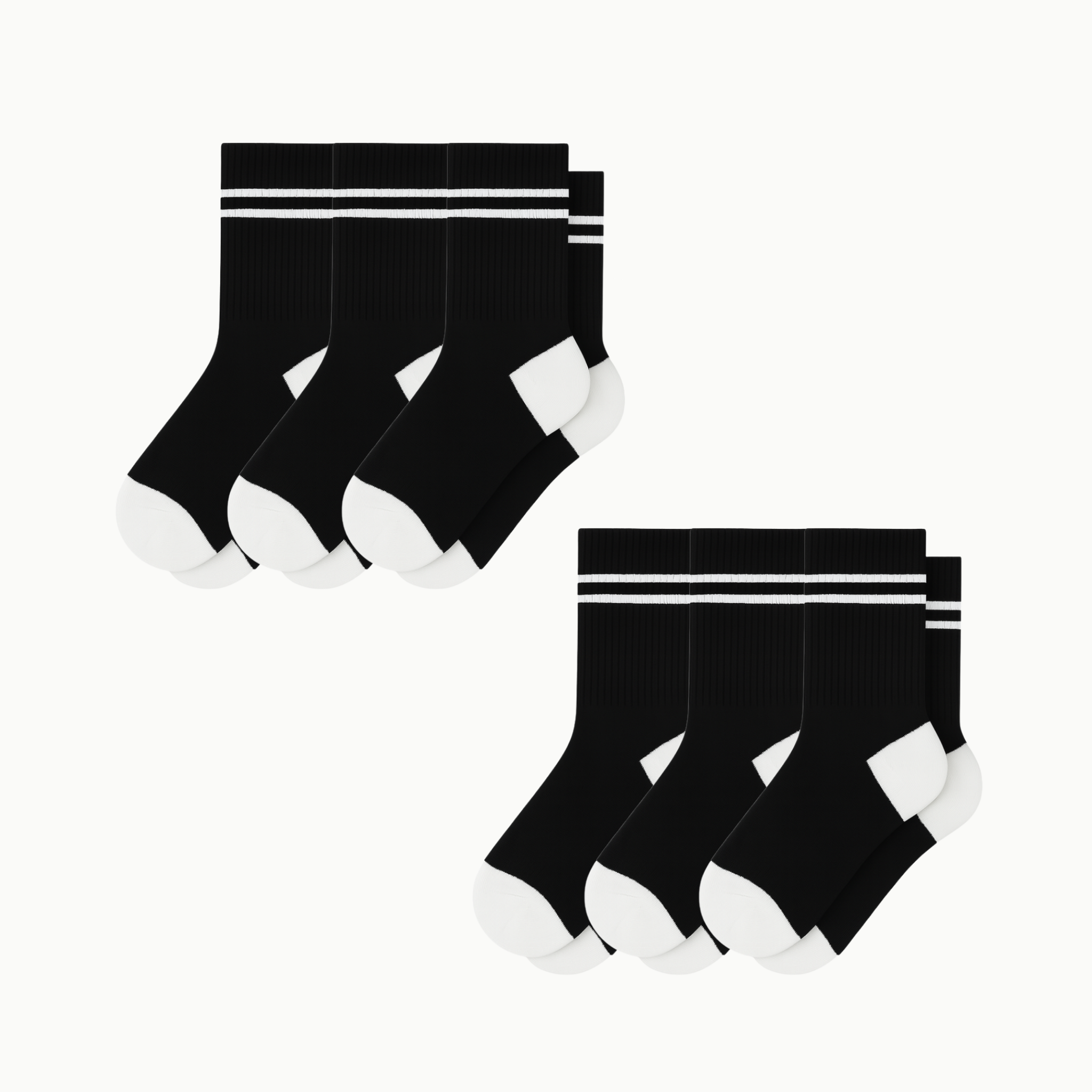 LÉON™ Originals Half-Calf Socks 6-Pack