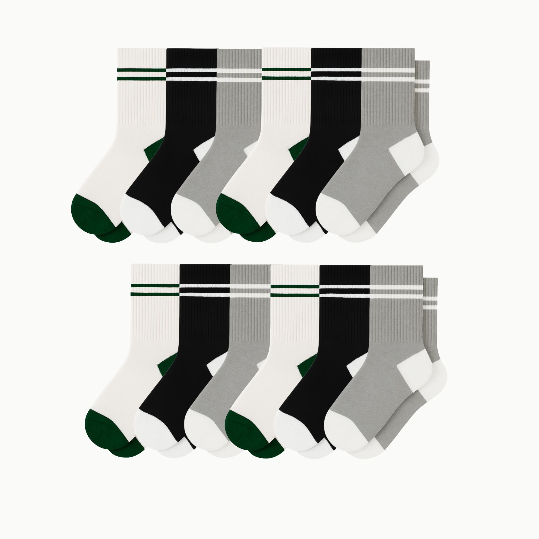 LÉON™ Originals Half-Calf Socks 12-Pack