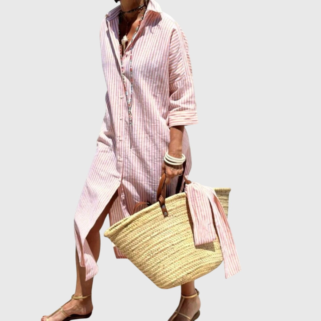 Clara | Classic Striped Dress