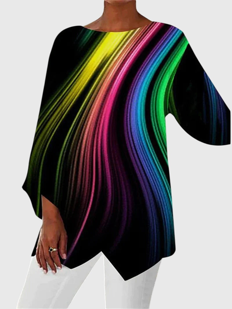 Clara | Elegant Crew Neck Top