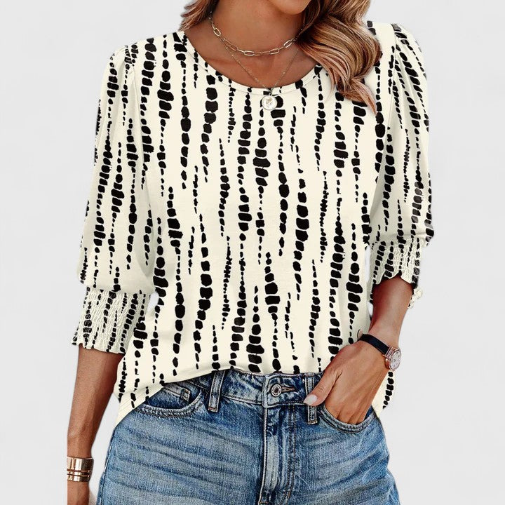 Clara | Elegant Smocked Top