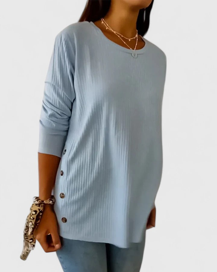 Clara | Elegant Crew Top