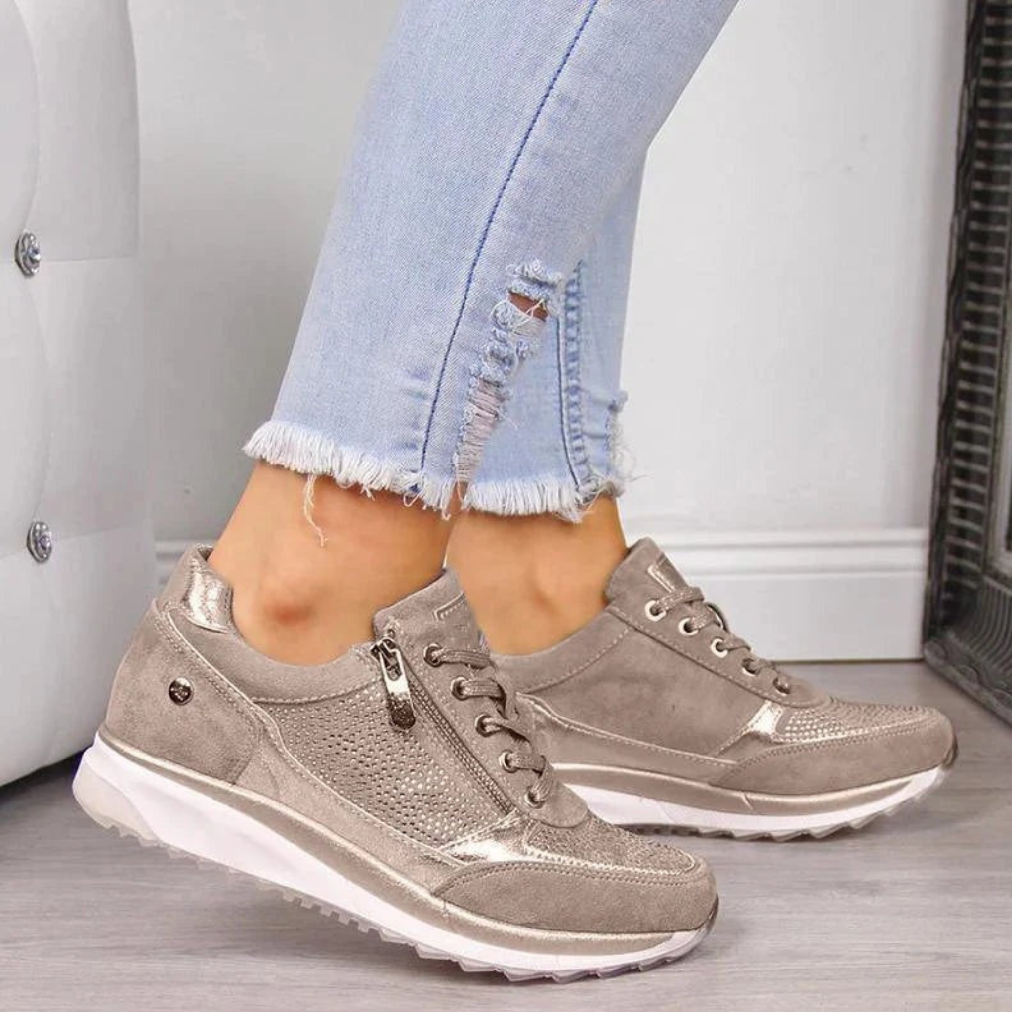 Eleonora™ - Ortopædiske sko med lynlås