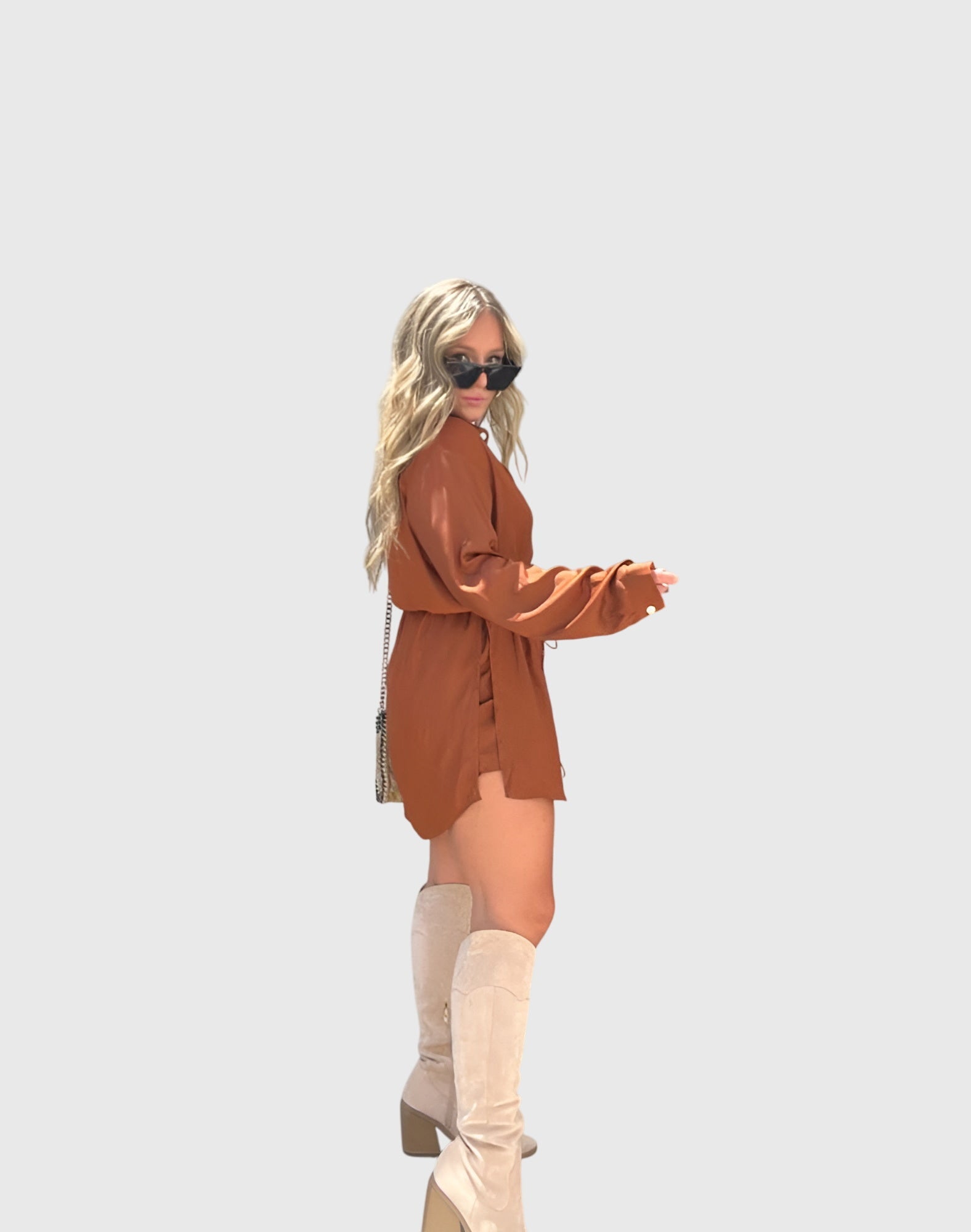 Clara | Elegant Romper Dress