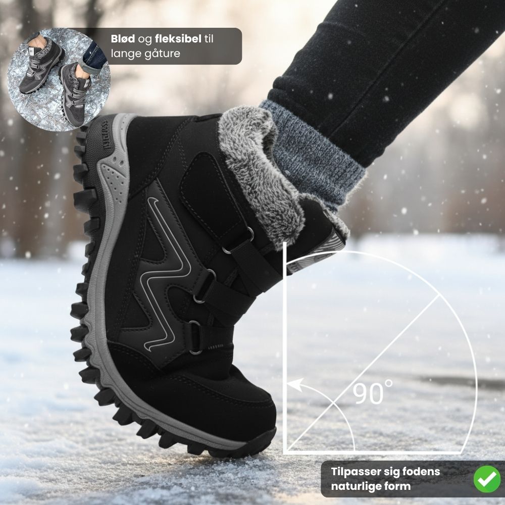 Vinterstøvler – skridsikker sål