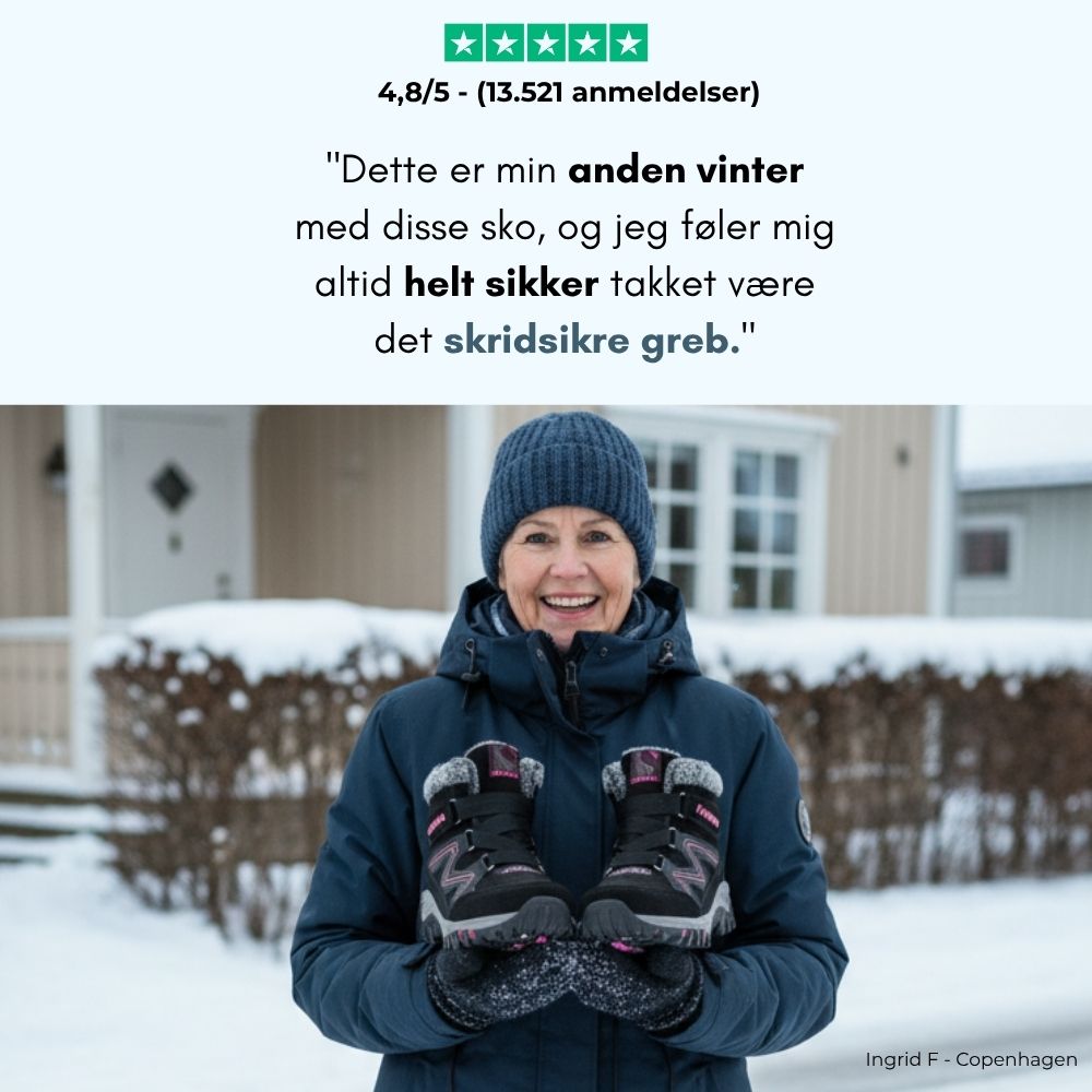 Vinterstøvler – skridsikker sål