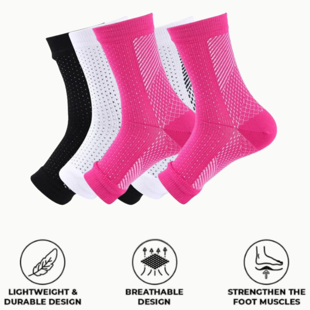 LÉON™ Compression Socks (Open-Toe) 3-Pack