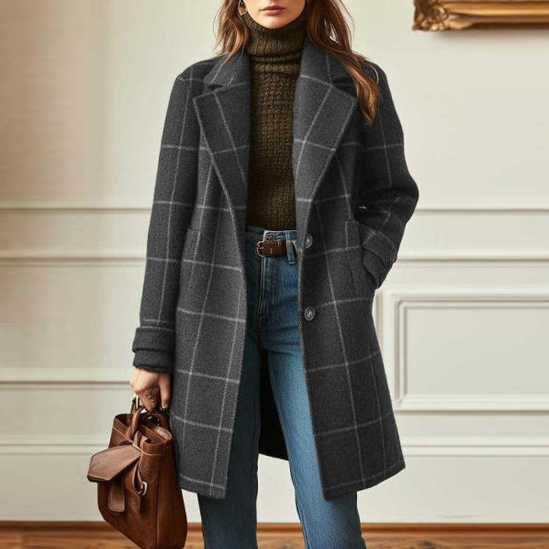 Sally | Classic Check Coat
