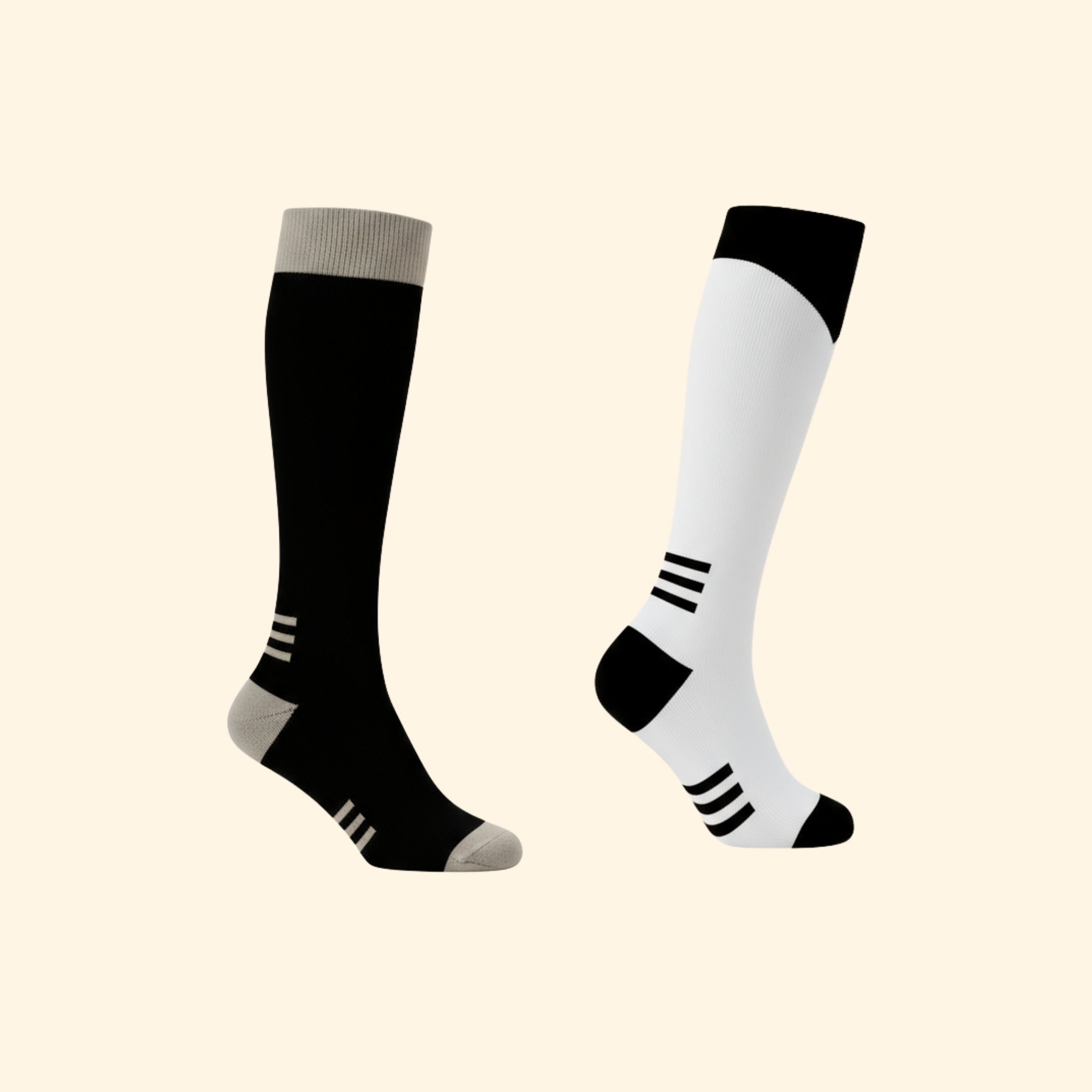 LÉON Recovery Compression Sock BlisterShield™ Knee 2-Pack