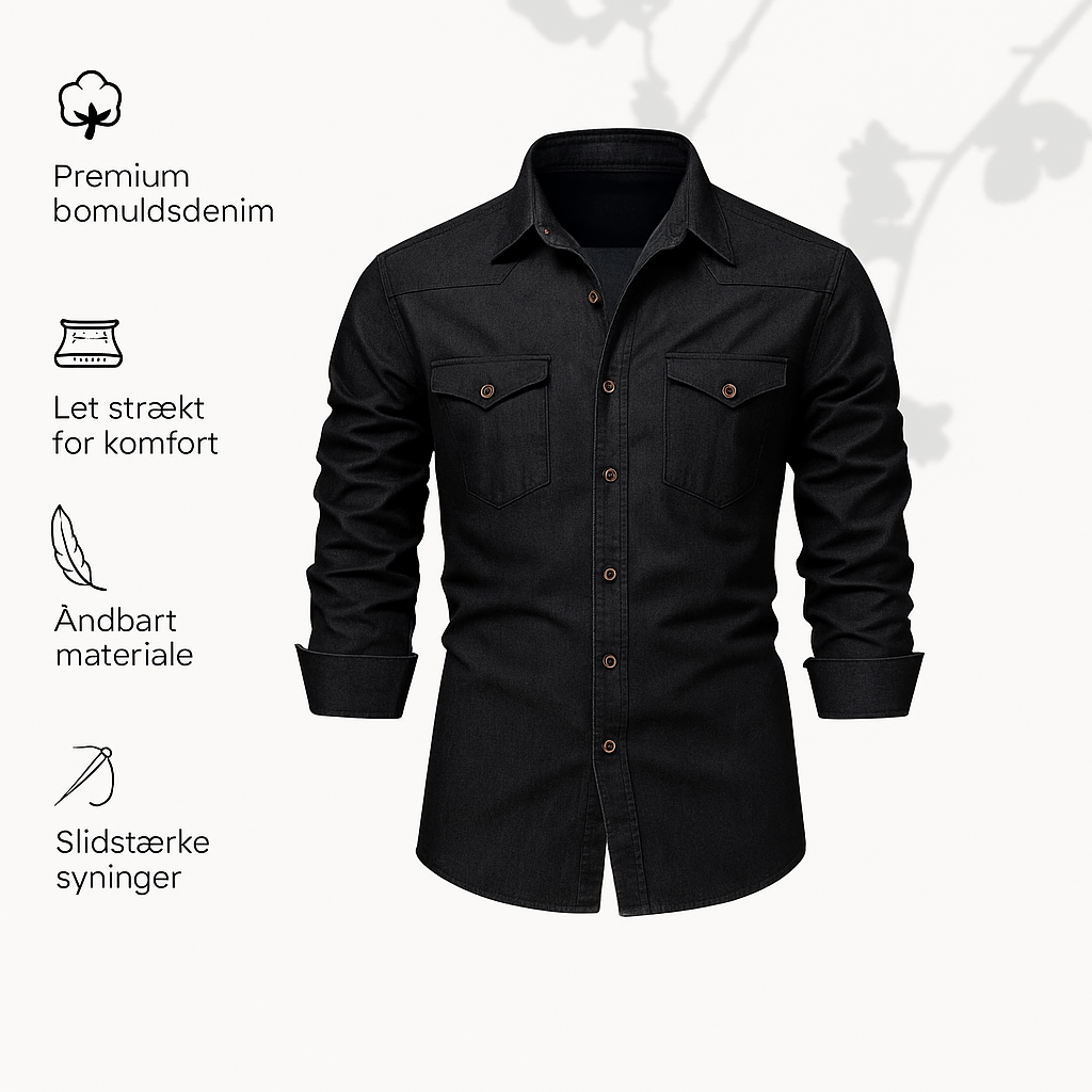 Nikolaj | Tidløs denimskjorte
