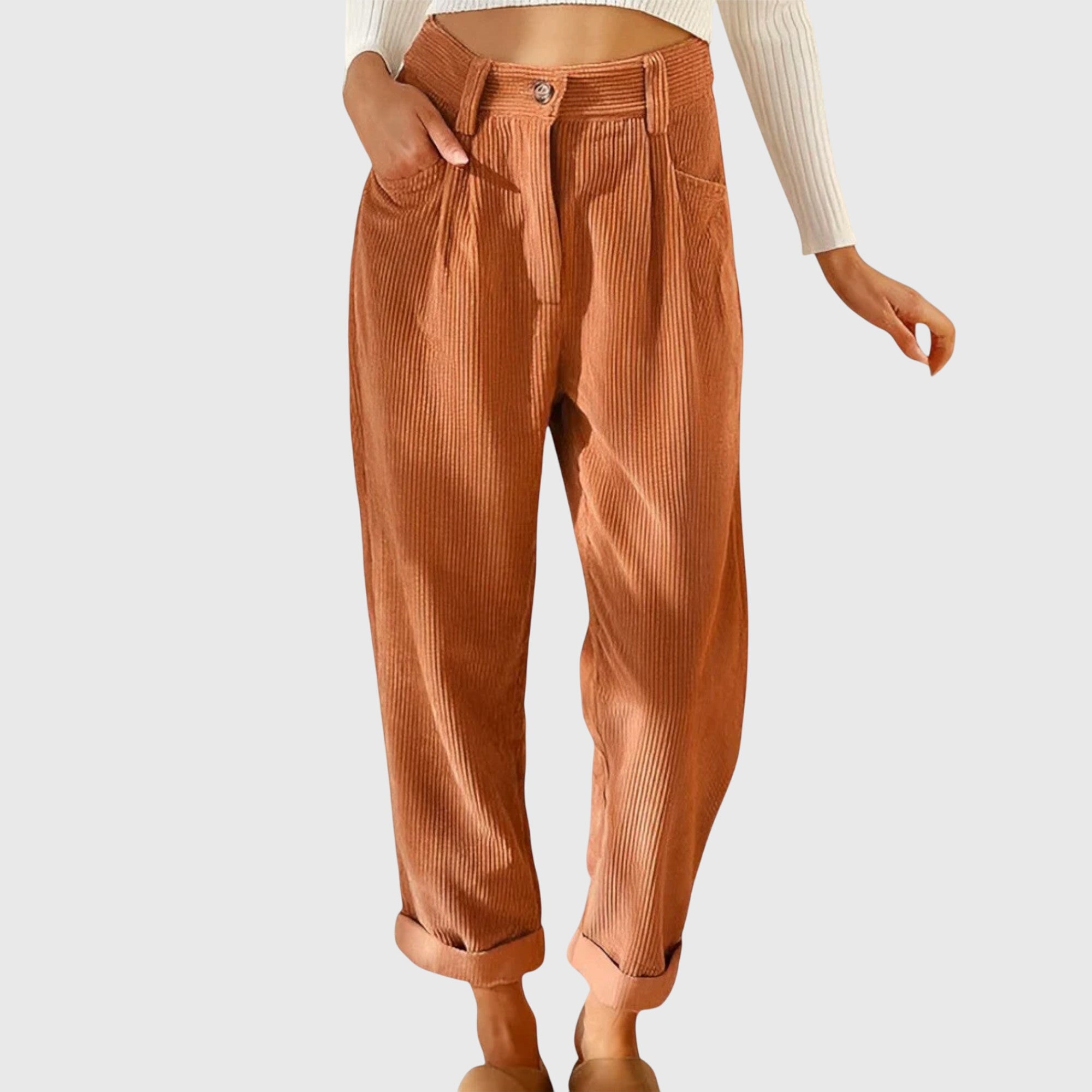 Clara | Modern Cord Pants